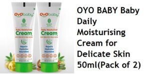 OYO BABY Baby Daily Moisturising Cream for Delicate Skin 50ml(Pack of 2)
