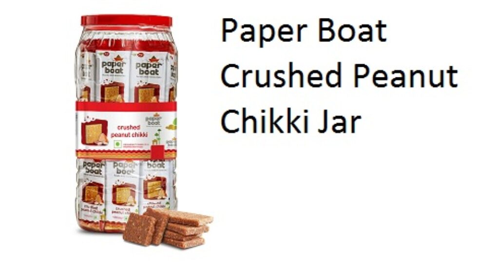 Paper Boat Crushed Peanut Chikki Jar