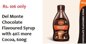 Del Monte Chocolate Flavoured Syrup with 40% more Cocoa, 600g
