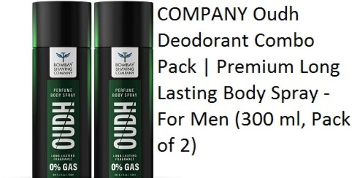 BOMBAY SHAVING COMPANY Oudh Deodorant Combo Pack