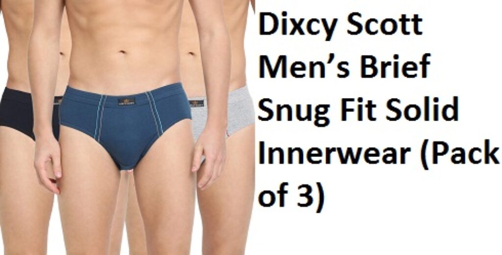 Dixcy Scott Men’s Brief Snug Fit Solid Innerwear