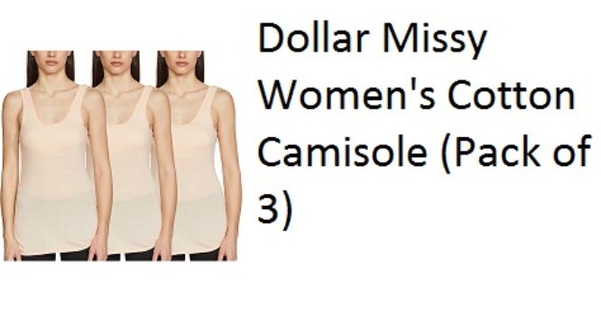 Dollar Missy Women's Cotton Camisole