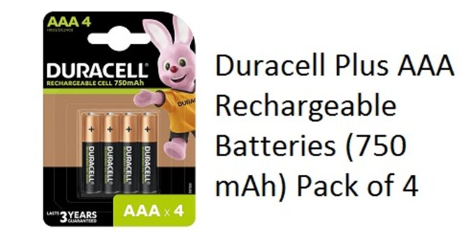 Duracell Plus AAA Rechargeable Batteries
