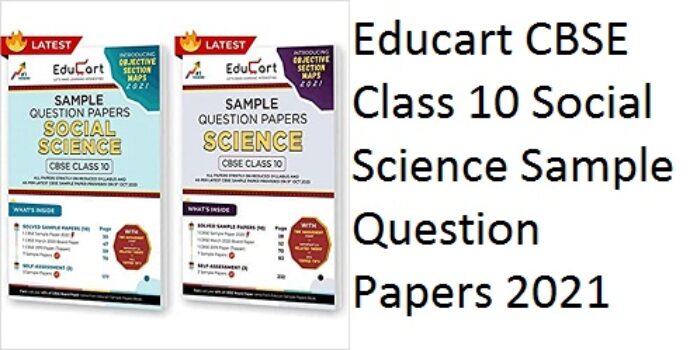 Educart CBSE Class 10 Social Science Sample Question Papers 2021