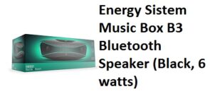 Energy Sistem Music Box B3 Bluetooth