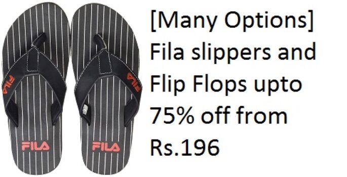 Fila slippers and Flip Flops