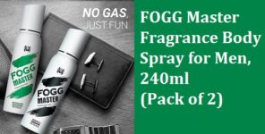 FOGG Master Fragrance Body Spray for Men, 240ml (Pack of 2) at Low Price of Rs. 244