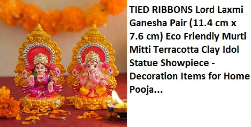 TIED RIBBONS Lord Laxmi Ganesha Pair