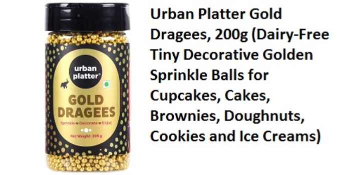 Urban Platter Gold Dragees, 200g