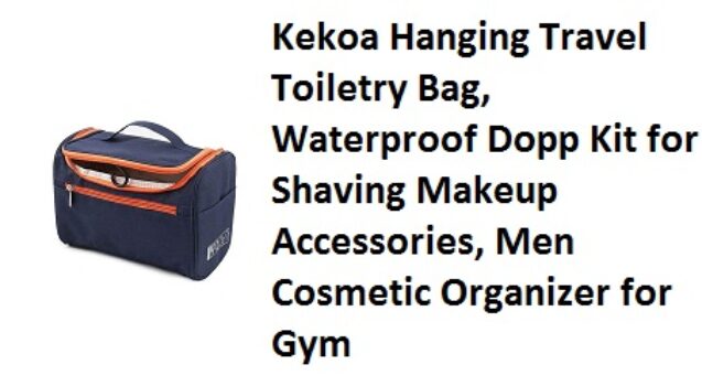 Kekoa Hanging Travel Toiletry Bag