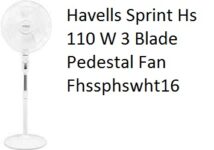 Havells Sprint Hs 110 W 3 Blade Pedestal Fan Fhssphswht16