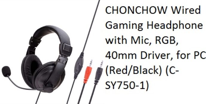 CHONCHOW Wired Gaming Headphone with Mic