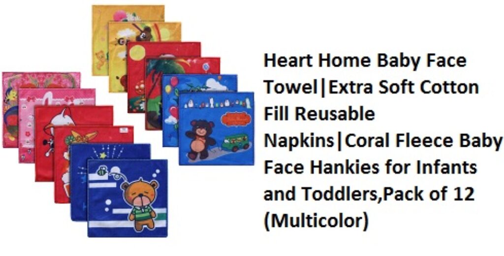 Heart Home Baby Face Towel