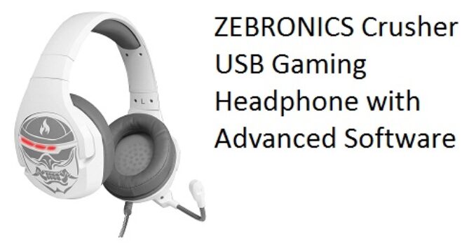 ZEBRONICS Crusher USB Gaming Headphone with Advanced Software