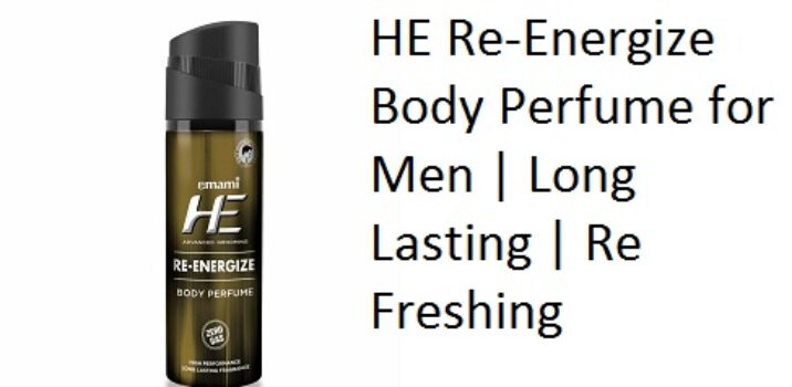 HE Re-Energize Body Perfume for Men | Long Lasting | Re Freshing