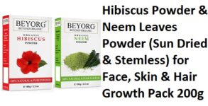 Hibiscus Powder & Neem Leaves Powder