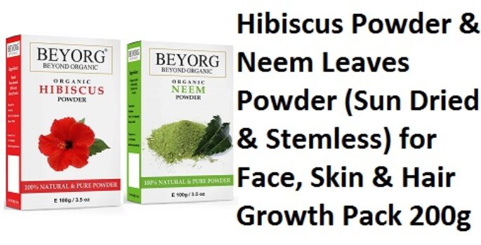 Hibiscus Powder & Neem Leaves Powder