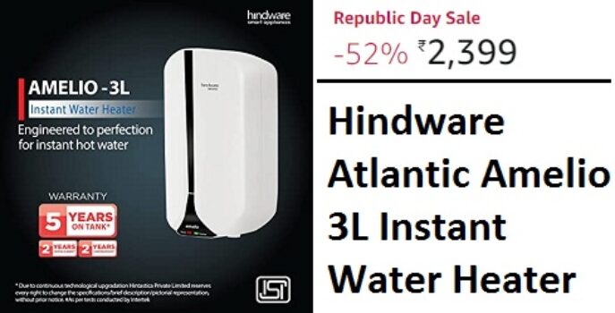 Hindware Atlantic Amelio 3L Instant Water Heater