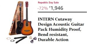 INTERN Cutaway Design Acoustic Guitar Pack