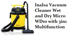 Inalsa Vacuum Cleaner Wet and Dry Micro WD10 with 3in1 Multifunction
