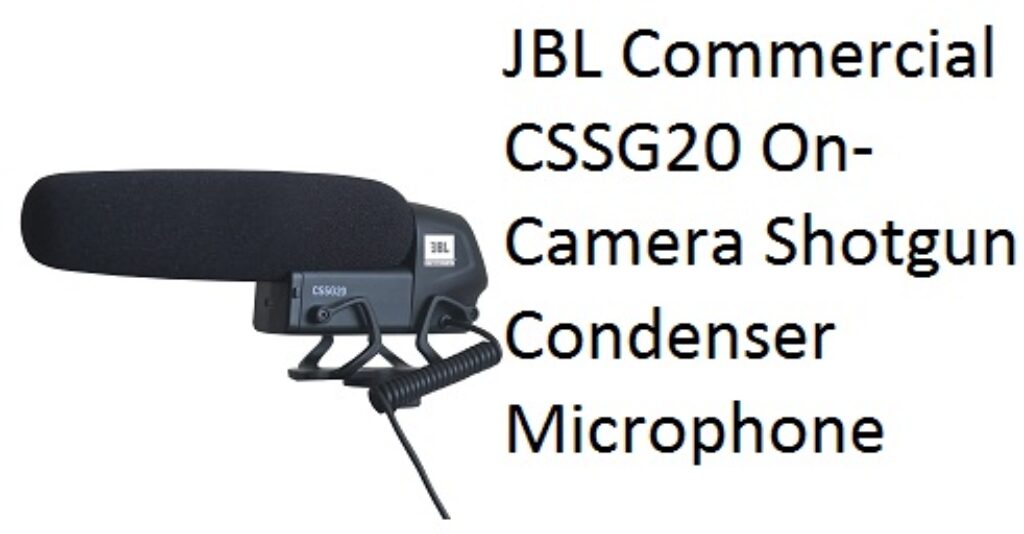 JBL Commercial CSSG20 On-Camera Shotgun Condenser Microphone
