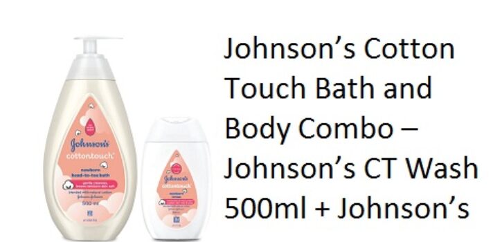 Johnson’s Cotton Touch Bath and Body Combo