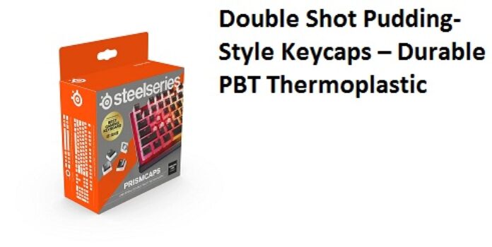 SteelSeries PrismCaps – Double Shot Pudding-Style Keycaps