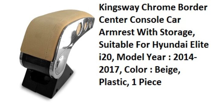 Kingsway Chrome Border Center Console Car Armrest