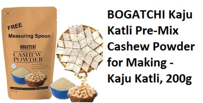 BOGATCHI Kaju Katli Pre-Mix Cashew Powder for Making - Kaju Katli, 200g