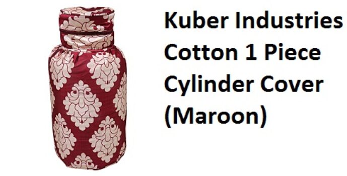 Kuber Industries Cotton 1 Piece Cylinder Cover (Maroon)
