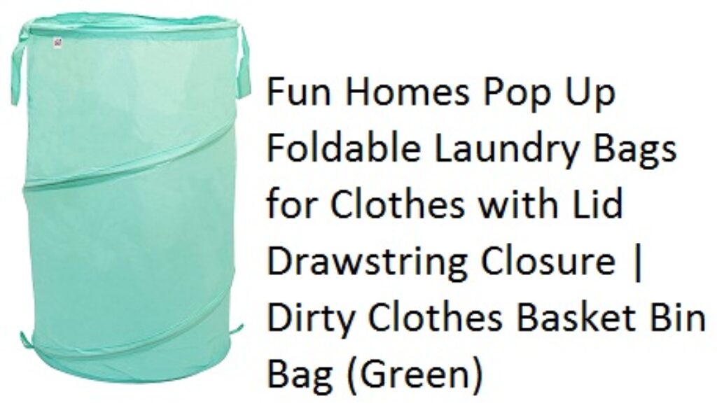 Fun Homes Pop Up Foldable Laundry Bags