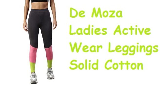 De Moza Ladies Active Wear Leggings Solid Cotton