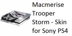 Macmerise Trooper Storm - Skin for Sony PS4