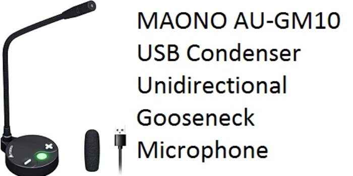 MAONO AU-GM10 USB Condenser Unidirectional Gooseneck Microphone