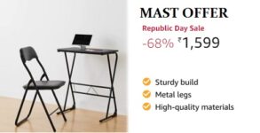 Solimo Rhine Study/Laptop Table and Chair Set