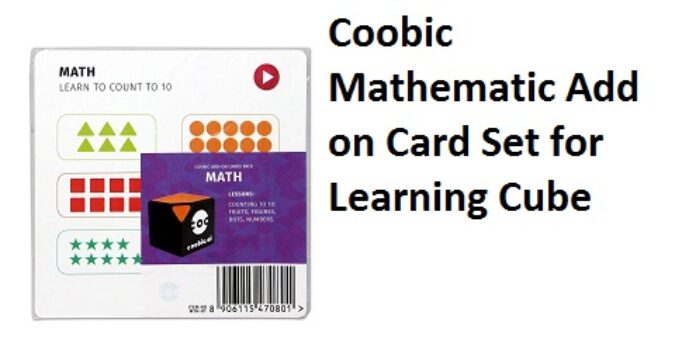 Coobic Mathematic Add on Card Set for Learning Cube
