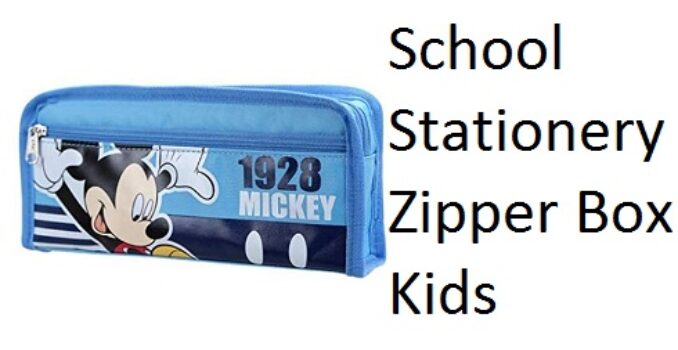 D Factor School Stationery Zipper Box Kids