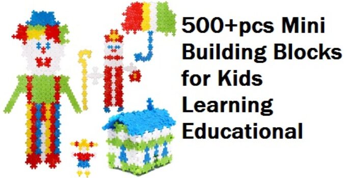 500+pcs Mini Building Blocks for Kids Learning Educational Construction