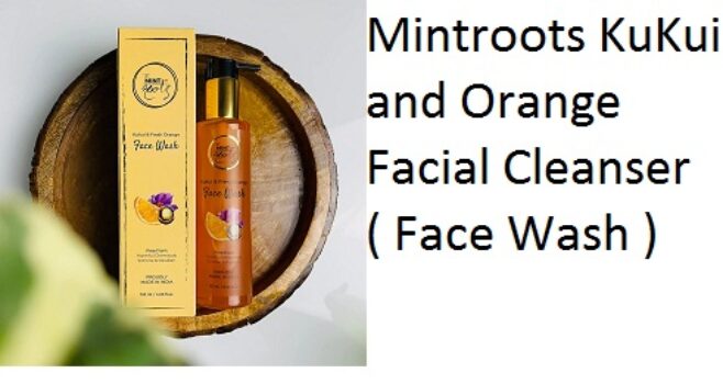 Mintroots KuKui and Orange Facial Cleanser