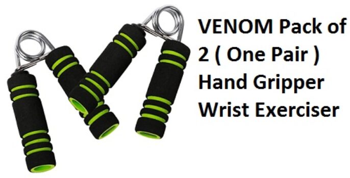 About VENOM Pack of 2 ( One Pair ) Hand Gripper Wrist Exerciser Fitness Foam Hand Grip