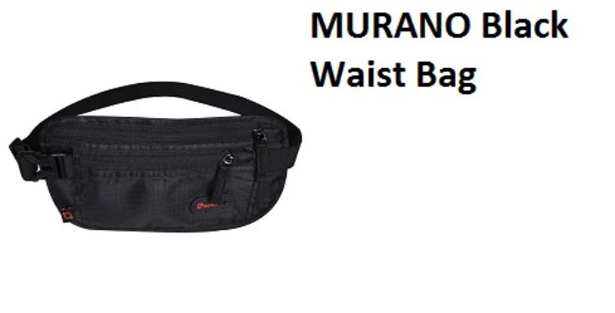 MURANO Black Waist Bag
