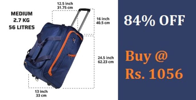 Travel in Style and Savings with 84% OFF on Murano Junio Polyester Duffel Bag