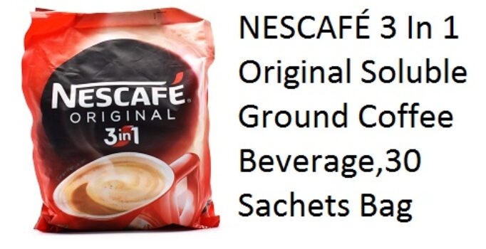 NESCAFÉ 3 In 1 Original Soluble Ground Coffee Beverage