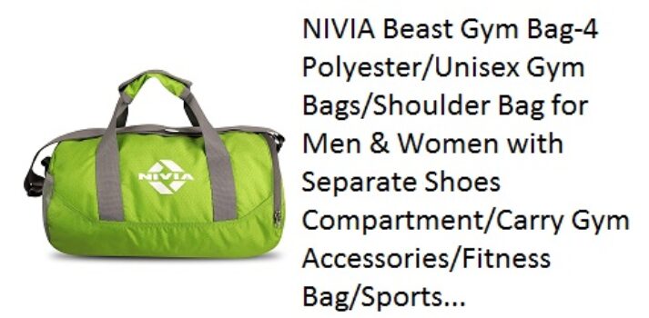 NIVIA Beast Gym Bag-4 Polyester
