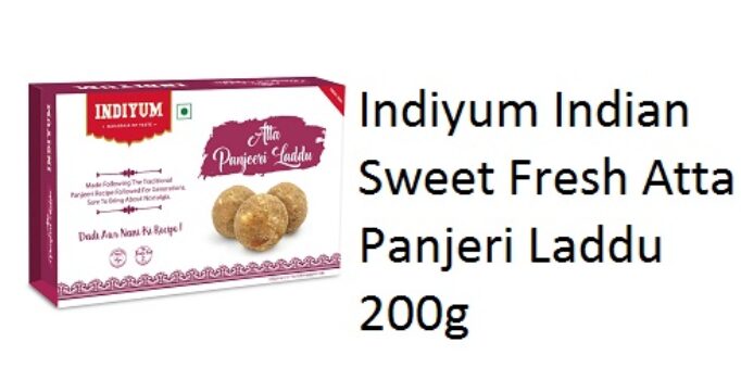 Indiyum Indian Sweet Fresh Atta Panjeri Laddu 200g