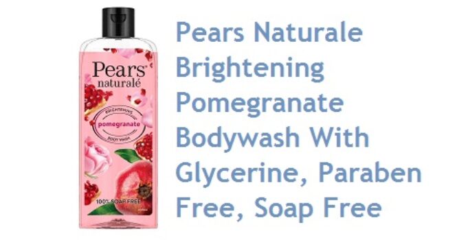 Pears Naturale Brightening Pomegranate Bodywash With Glycerine, Paraben Free, Soap Free