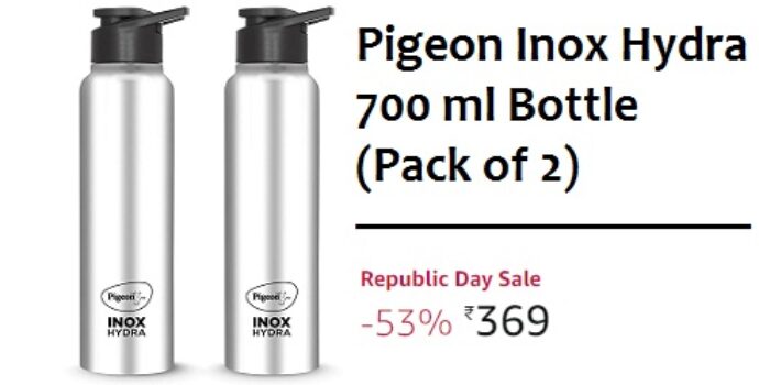 Pigeon Inox Hydra 700 ml Bottle (Pack of 2)