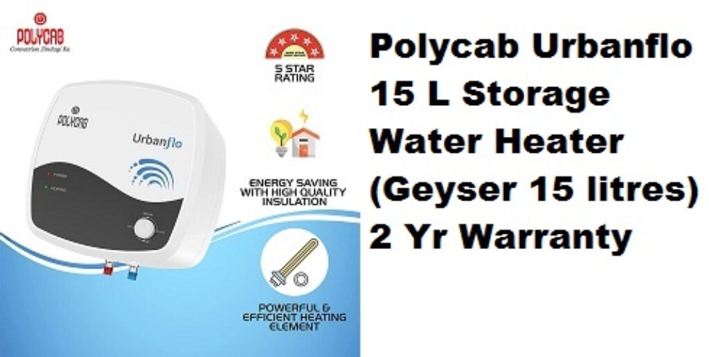 Polycab Urbanflo 15 L Storage Water Heater