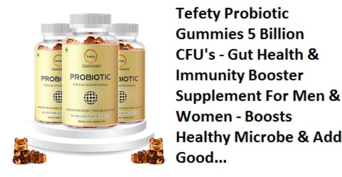 Tefety Probiotic Gummies 5 Billion