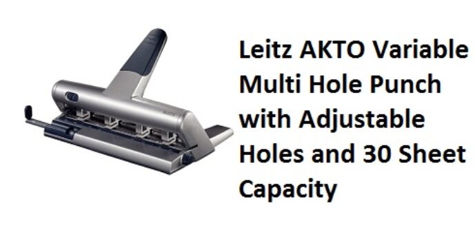 Leitz Adjustable 4-Hole Punch - 30 Sheet Capacity